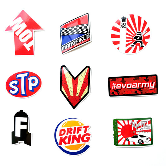 Adhesivo Decorativo Impermeable para Maletas con Diseño Graffiti