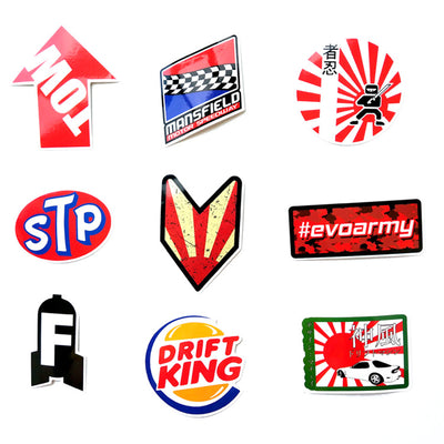 Adhesivo Decorativo Impermeable para Maletas con Diseño Graffiti
