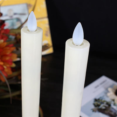Velas LED con Base Dorada para Navidad, Bodas y Fiestas