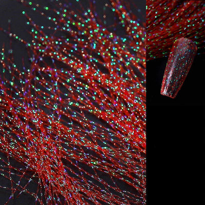 Decoraciones de Uñas con Hilo de Seda Brillante Multicolor Symphony - Image 10