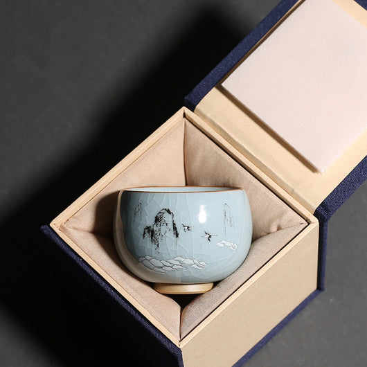 Taza de Té Ruyao Tianqing - Cerámica Artesanal Tradicional - Image 20