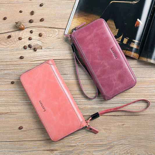 Cartera Vintage de Cuero Coreano
