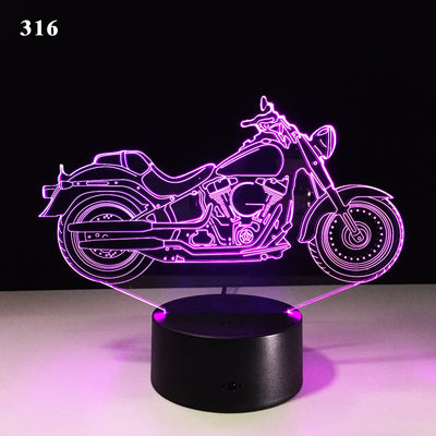 Lámpara de Escritorio LED Diseño Motociclista - Image 10