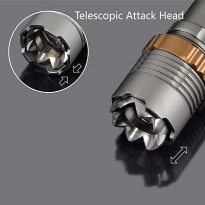 Linterna LED Táctica T6 de Aluminio con Enfoque Rotativo - Image 3