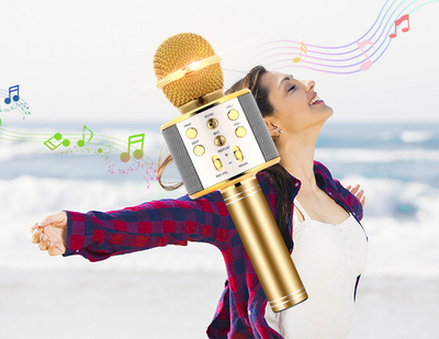 Micrófono Inalámbrico Bluetooth Portátil para Karaoke y Música - Image 5
