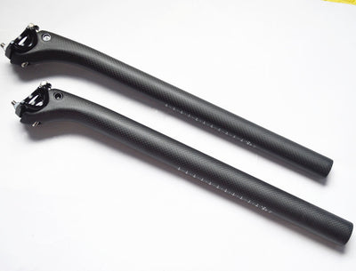 Manillar, Tija y Potencia de Carbono 3K Brillo para MTB - Image 8