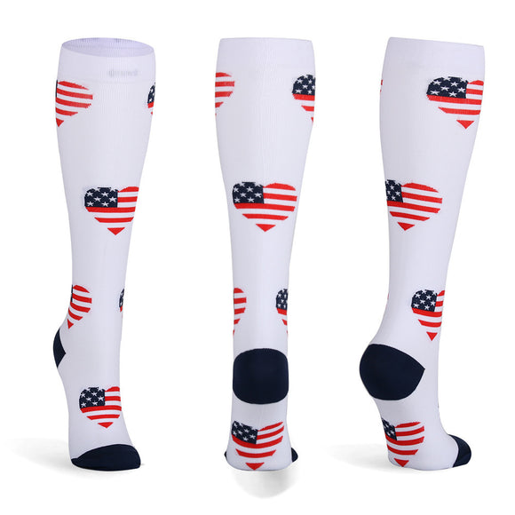 Calcetines de Compresión Deportivos Unisex Multicolor