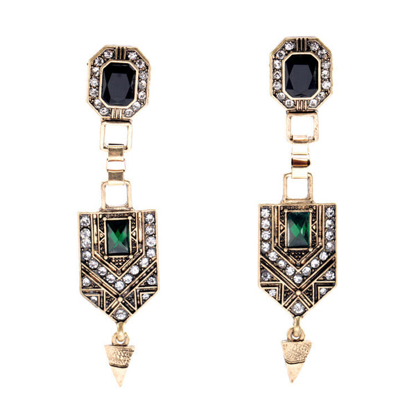 Aretes de Cristal Esmeralda - Diseño Elegante y Sofisticado - Image 6
