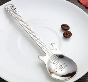 Juego de Cucharas Guitarra Acero Inoxidable para Café, Postre y Té - Image 16