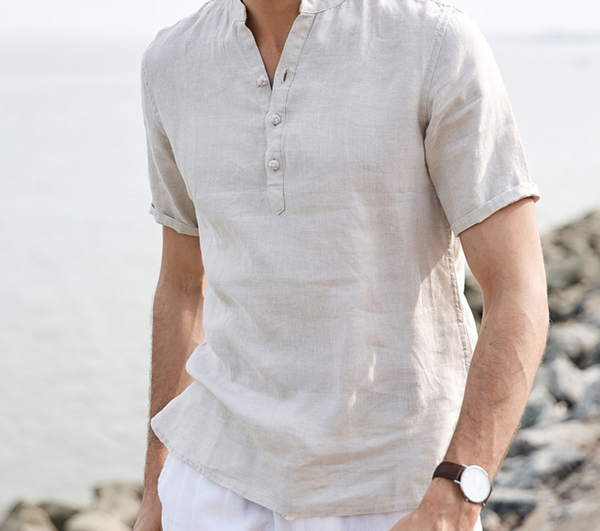 Camiseta de Algodón Puro para Hombre