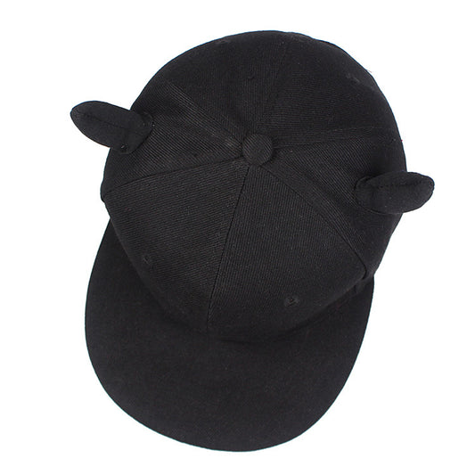 Gorra de Béisbol Negra con Cuernos - Image 2