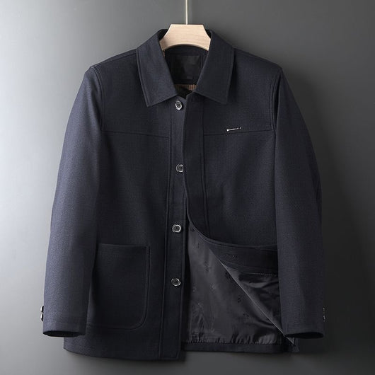 Chaqueta Casual Suelta con Solapa para Hombre - Estilo Moderno - Image 15
