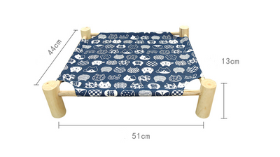 Cama de Camping de Madera para Gatos con Arenero Integrado - Image 3