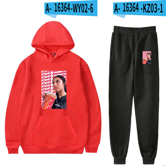 Conjunto Deportivo Estampado con Capucha: Sudadera y Leggings - Image 21