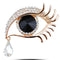 Diamond-encrusted brooch Gold +White