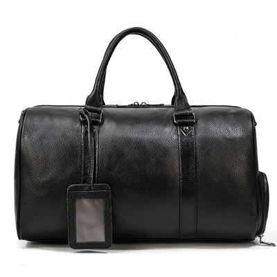 Bolso Vintage con Estampado de Lichi
