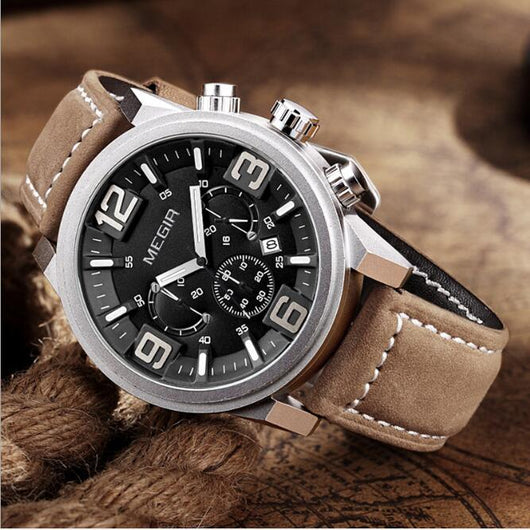 Reloj Deportivo Hombre Tres Esferas Luminoso Resistente al Agua - Image 13
