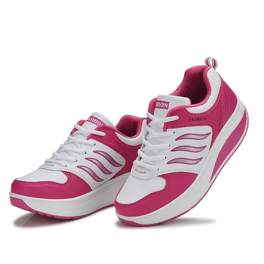 Tenis de Cuero Transpirable con Plataforma Elevada para Mujer - Image 5