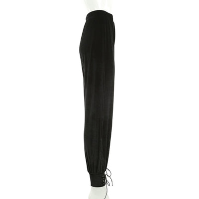 Pantalones Harem de Terciopelo con Tirantes Ajustables - Image 11