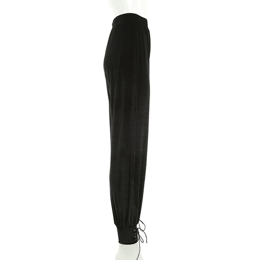 Pantalones Harem de Terciopelo con Tirantes Ajustables - Image 11