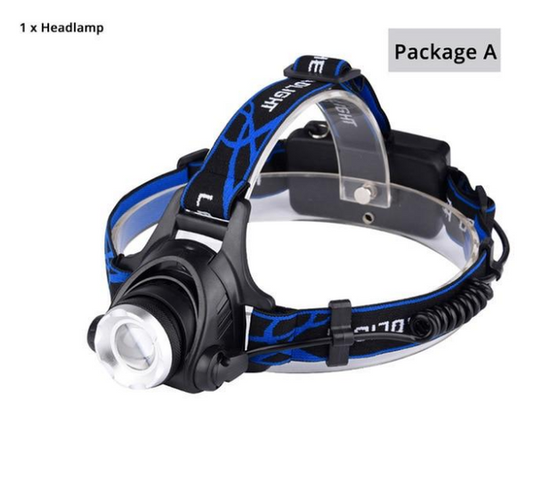 Linterna Frontal LED Inteligente con Sensor y Carga USB para Pesca y Actividades Nocturnas