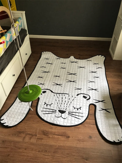 Tapete de Juego para Bebés Tigre Blanco - Alfombra Infantil Suave para Desarrollo - Image 2