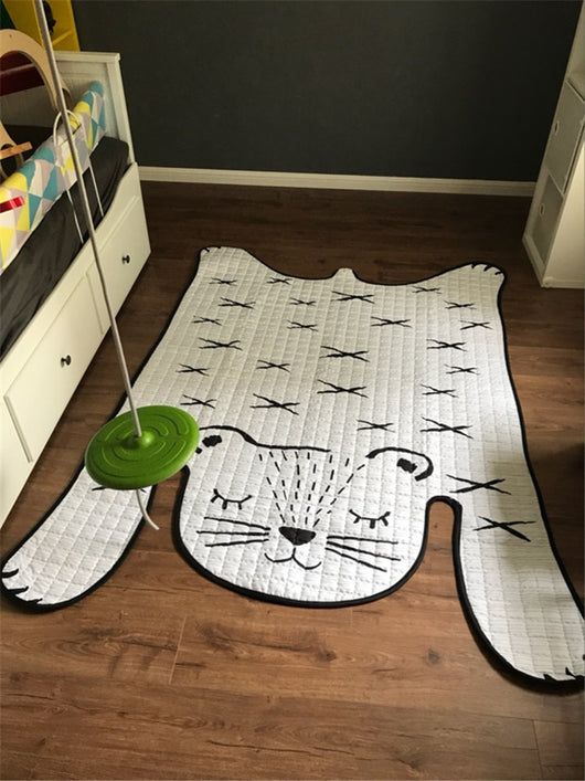 Tapete de Juego para Bebés Tigre Blanco - Alfombra Infantil Suave para Desarrollo - Image 2