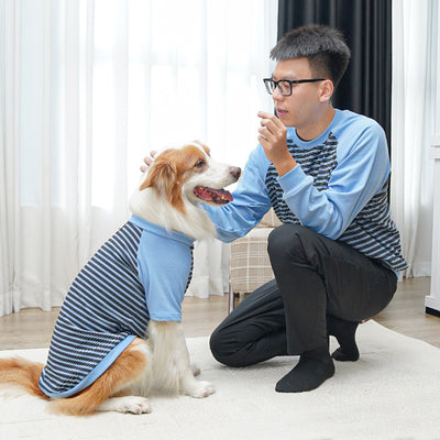Camiseta Rayada para Perros Grandes - Ropa Cómoda y Protectora - Image 16