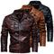 Chaqueta de Cuero Plush Hardman para Motociclista