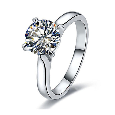 Anillo de Compromiso con Cuatro Puntas para Mujer - Image 13