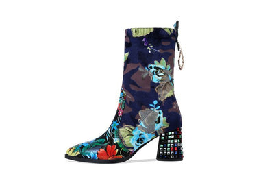 Botas Cortas Étnicas Bordadas - Image 12