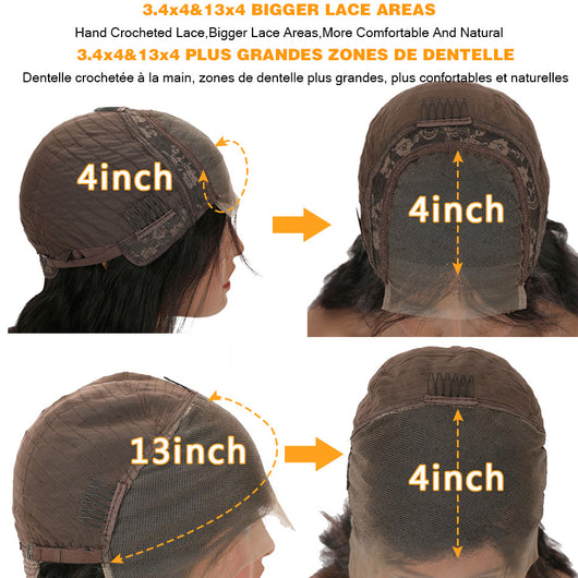 Peluca Frontal de Encaje Cabello Liso Natural para Mujer - Image 10