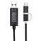 Cable de Carga 2 en 1 Micro USB y Type-C con Pantalla Digital de Voltaje