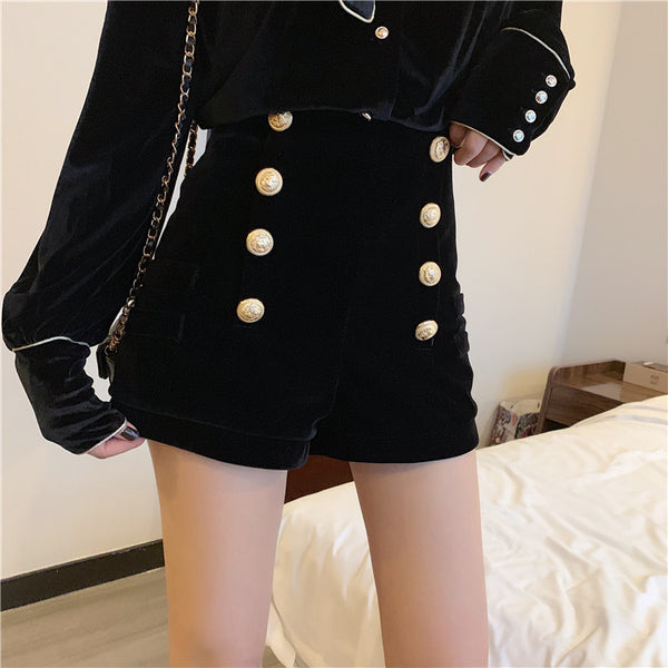 Shorts de Terciopelo para Mujer Madura - Elegancia y Confort para Otoño - Image 13