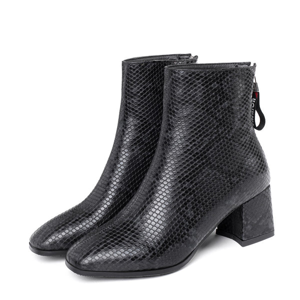Botas para Mujer con Tacón Grueso y Talla Grande - Image 10