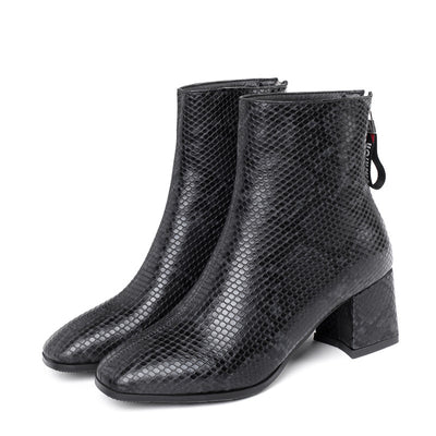 Botas para Mujer con Tacón Grueso y Talla Grande - Image 10