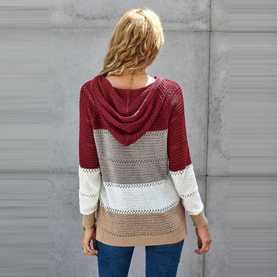 Blusa Patchwork de Manga Larga Versátil - Image 4