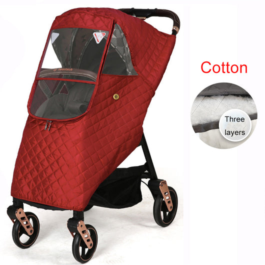 Protector Impermeable para Cochecito de Bebé con Cobertura contra Viento - Image 8