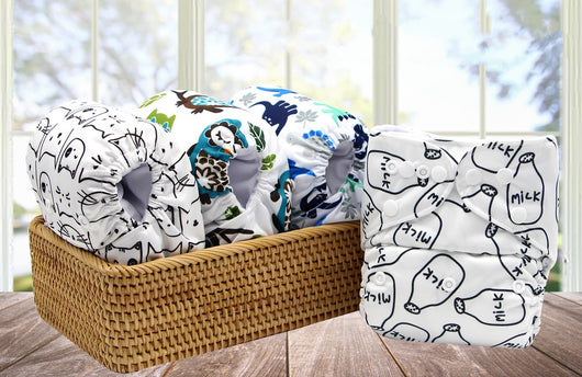 Pañales de Tela Reutilizables con Diseños Infantiles - Image 9