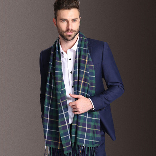 Bufanda Escocesa para Hombre Invierno Cálida Estilo Europa - Image 7