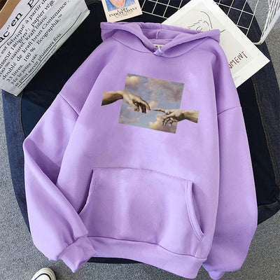 Sudadera Estampada Manos Divinas - Diseño Icónico Candy Color - Image 15