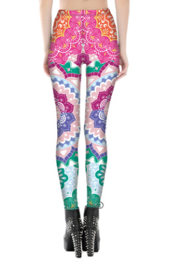 Leggings Mandalas Psicodélicos de Colores - Image 4