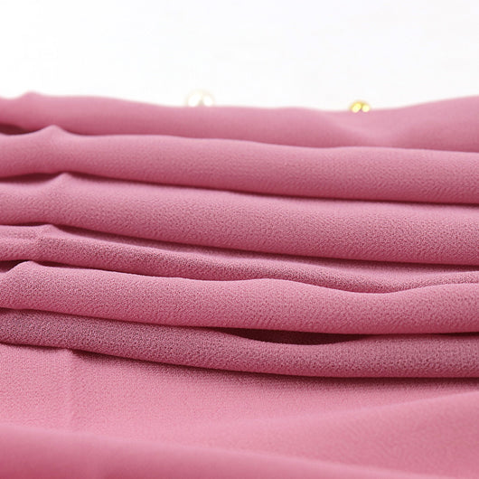 Pañuelo Hijab de Gasa Perla con Brillo - Image 5