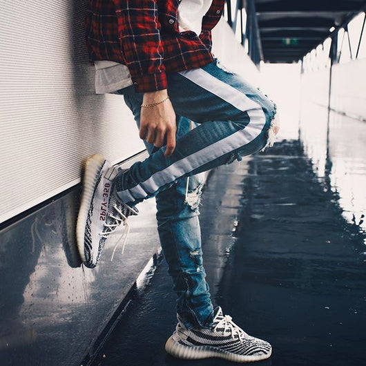 Jeans Ajustados Rotos con Tobillera - Image 15