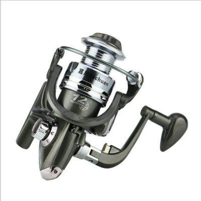 Carrete de Pesca 12 Ejes con Refuerzo Metálico para Caña Telescópica - Image 3