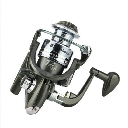 Carrete de Pesca 12 Ejes con Refuerzo Metálico para Caña Telescópica - Image 3