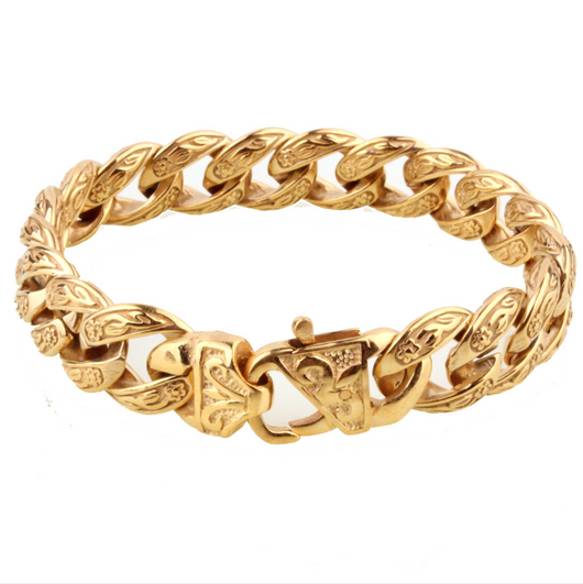 Pulsera de Acero Inoxidable Titanio Estilo Europeo Americano para Hombre - Image 3