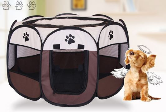 Corral Octagonal Plegable para Mascotas - Perrera Portátil para Perros y Gatos - Image 2