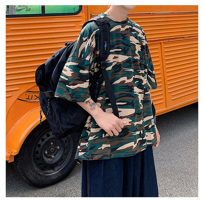 Playera Camuflaje de Manga Corta para Hombre - Estilo Verano - Image 7