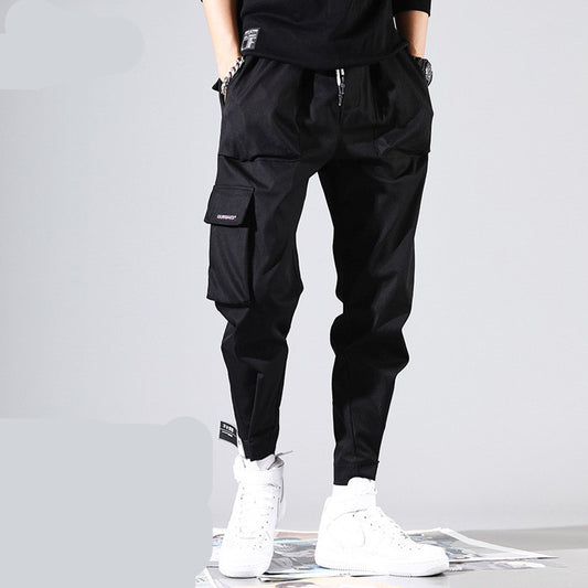 Pantalones deportivos con cierre de velcro para hombre